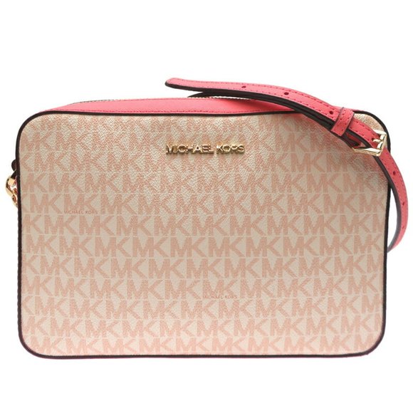 Michael Kors Signature Women's Shoulder Bag 35F8GTTC3B Leather Pink